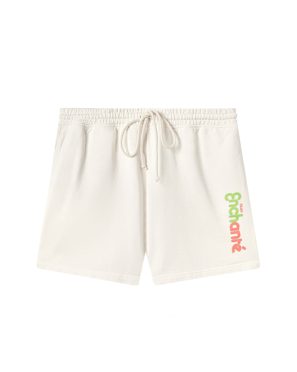 エンノイ　ennoy SWEAT SHORTS (WHITE)  L Enjoy Enchanté Shorts