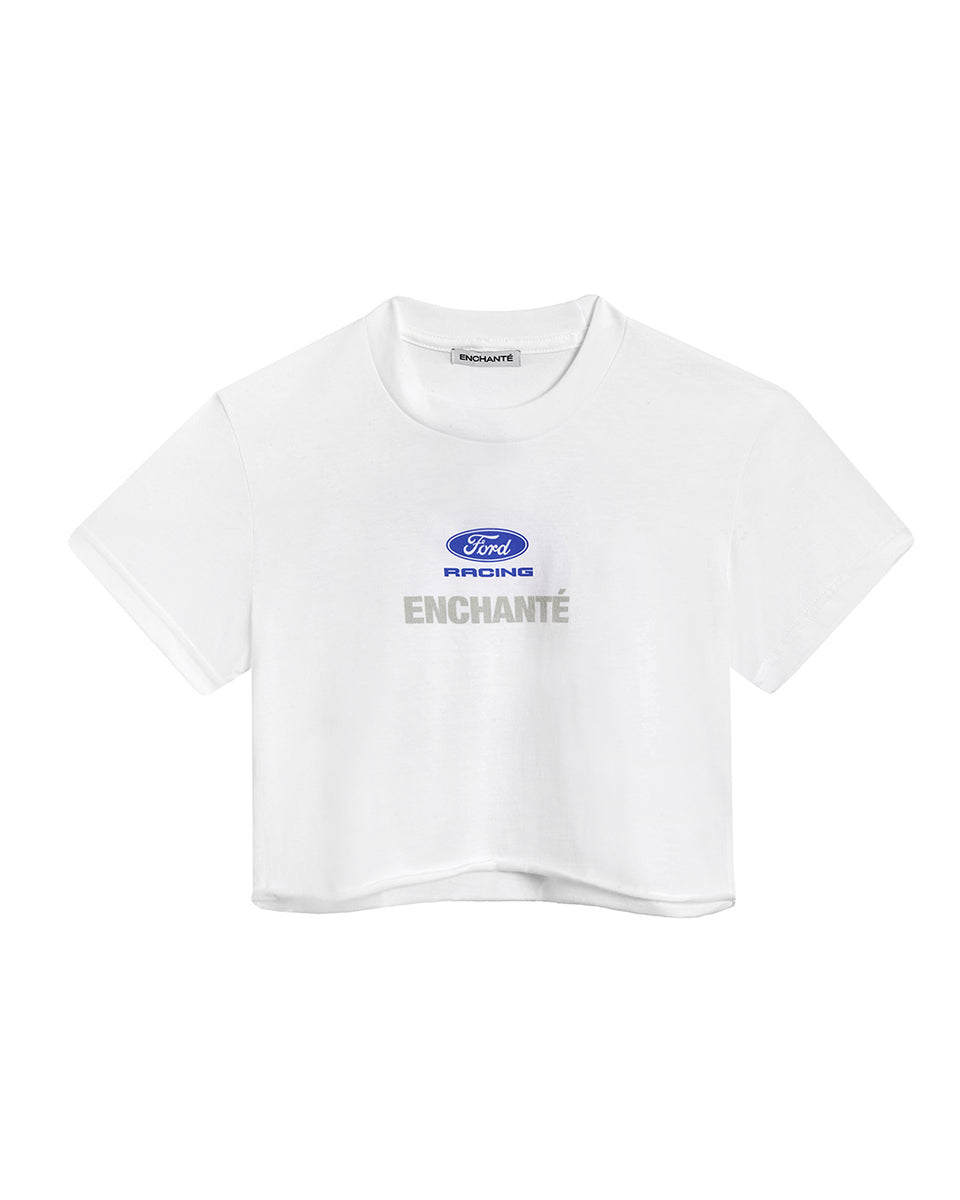 Enchanté x Ford Racing Cropped Tee